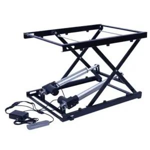 전동 테이블프레임 작업대 블랙 전기모델 검정색 팅팅