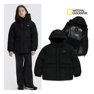 내셔널지오그래픽키즈 54UDW030 198 남여공용 카이만 블랙 덕다운 겨울 숏패딩점퍼 170딜 861087