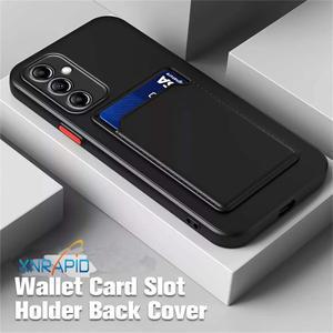 [호환품]삼성 호환 갤럭시 호환용 소프트 실리콘 케이스 카드홀더 지갑 커버 A55 A52S