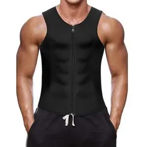운동 조끼 남성 땀복 집업 헬스 뱃살 관리 상체