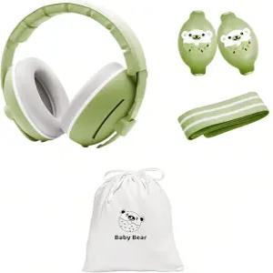 보엔푸 소음 차단 헤드폰 최대 48개월 조절 가능한 이어 머프 보호 기능 1개 중 2개