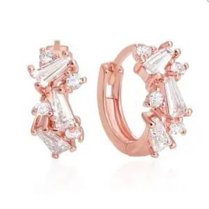 14K 골드 진주 원터치링 금 귀걸이 금침 미 (WFJ5A6L)