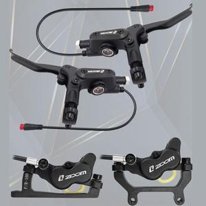 ZOOM 4피스톤 전기 자전거 유압 브레이크 눈에 보이는 오일 창 및 의 안전성과 제어를 위한 스마트 전원 차