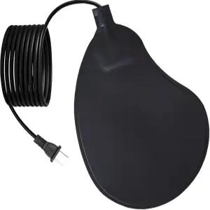 60W 동물 목욕조 히터 조절 가능한 온도 제어 닭 물 겨울철 야외 가축 가금류 말 소 새 농장 급수통에