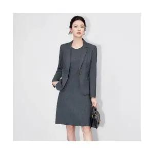 여성 오늘도예쁜 정장 자켓 오피스룩 지성 솔리드 코트 가을 겨울 OOTD4