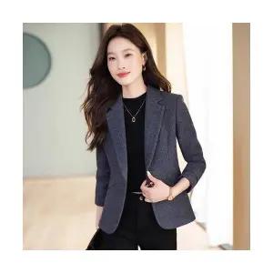 여성 오늘도예쁜 정장 자켓 짧은 코트 가을 겨울 스러운 캐주얼 작은 상의 OOTD4