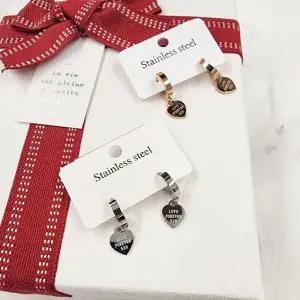 골드도금 악세사리 써지컬 귀걸이 원터치 심플 (WFJ5AA8)