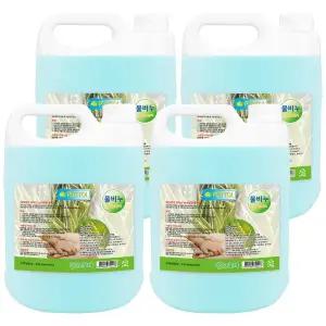 크로바 퓨톨 물비누 핸드워시 손세정제 대용량 업소용 리필 4Lx4개