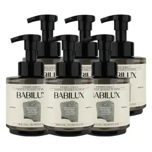 바빌룩스 퍼퓸 핸드워시 500ml x 6개 네이처 우드 대용량 항균 99% 바벨룩스 손세정제 거품 물비누