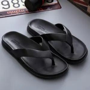 심플한 컬러 쪼리슬리퍼 남녀공용 커플 샌들 미끄럼 방지 쪼리 슬리퍼 (WFJ4ZP2)