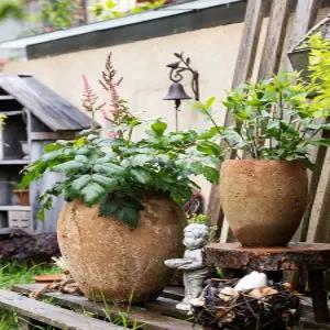 빈티지 항아리 화분 야외 원형 도자기 엔틱 대형 토분