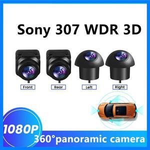 소니 307 자동차 카메라 용 360 파노라마 카메라 6048 AHD 1080P 후면 전면 왼쪽 오른쪽 라디오 용 자동차