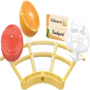 버드피 프로 퍼치의 NETVUE - 스위트 볼 미니 벌새 모이통 과일 홀더 젤리 피더 및 웰컴 카드를 포함한 DIY