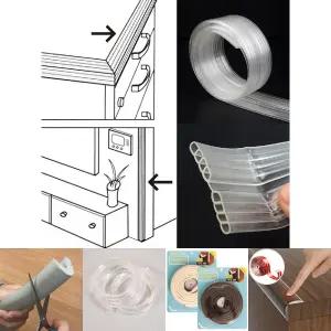 모서리 에어쿠션 1m 코너 유아안전 투명 안전보호대/보호대/안전용/가정용/홀더/안전가드/보호/기둥/가드