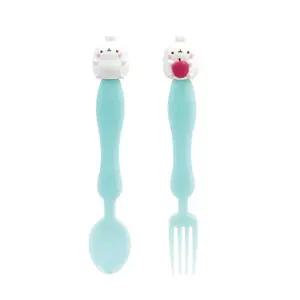 몰랑이 마스코트 디저트스푼포크 2pcs_민트 (578018)/어린이/스푼포크세트/스푼/포크/케이스/세트/아이