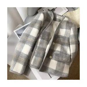 여자 정장 자켓 가을 겨울 코트 캐주얼 트위드 상의 트렌드 ST4