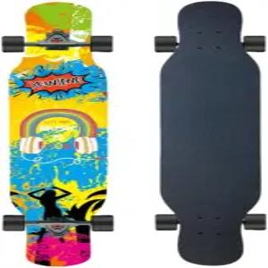 맞춤형 패턴으로 프로페셔널 등급의 올라운드 롱보드 42인치 스케이트보드 8레이어 메이플 데크 ABEC-11