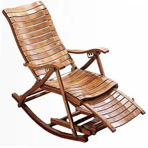 접이식 거실 1인용 라운지 흔들의자 스툴 나무