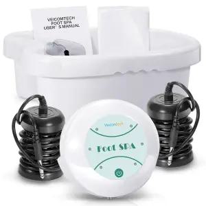 Veicomtech 이온 발 기 살롱 뷰티 스파 클럽용 풋 디톡스 머신(어레이 2개 및 세척대 포함)(어레이 라이너