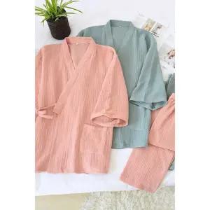 유카타잠옷 전통 전통의상 잠옷 가운 찜질방 수면