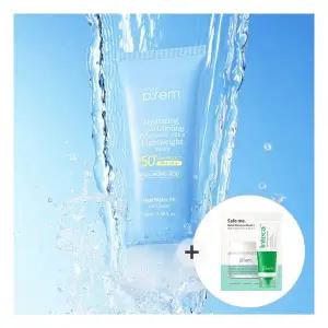 스킨케어 메이크프렘 히알 워터핏 선크림 100ml(윤기 생기 보습안심팩 1매윤기 보습인테카크림 10ml)