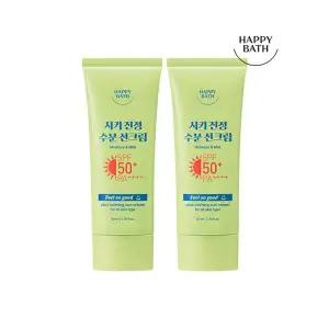 스킨케어 [해피바스]필쏘굿 시카진정 수분 선크림 80ml 2입
