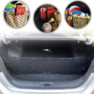2013-2025 닛산 알티마 SV SL용 엔벨로프 스타일 자동차 탄성 트렁크 메시 카고 네트 - 프리미엄 정리함 및