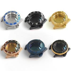 [호환품]SKX007 SRPD NH35 무브먼트 용 사무라이 시계 케이스 Yatch Master 세라믹 베젤 인서트 사파이어