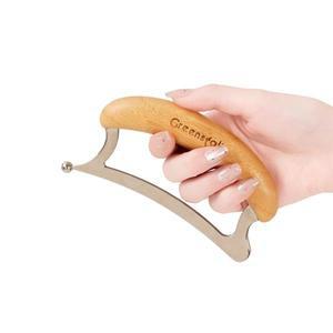 핸들형 근막 칼 편안한 그립 스크래핑 마사지 도구 근육 이완 바디 조형 경락 브러시 푸싱 스크래퍼