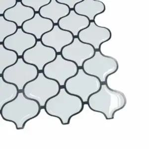 타일 스티커 배경벽지 붙임 장식 시트 흰색 포인트 (WFJ5EOC)