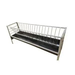 축사 가축 급식기 여물통 염소먹이통 건초 배식 2.5m 컨베이어 벨트 가죽 사료통