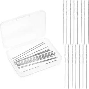 15개의 스내그 수리 도구 나브 잇 바늘 가죽 공예 재봉 부러진 실 뜨개질에 적합한 니트 천 의류 커튼