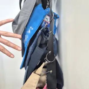 접착고리 모자걸이 집게 포함 행거