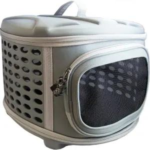 펫 마가신 하드 커버 접이식 고양이 캐리어 - 소형견 강아지 및 토끼를 위한 탑로드 기능을 갖춘 트래블