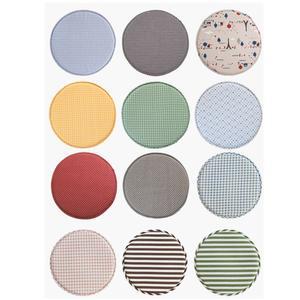 어린이용 미끄럼 방지 라운드 시트 쿠션, 면 라인 의자 폼 매트, 패드, 장식, 스툴 가정 1PC 12.9,