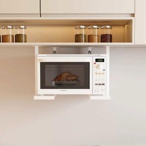 전자레인지 벽선반 밥솥장 그릇 바닥 그릇과 수납 스텐 3단 베란다 식사 레일 선반