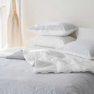 눈꽃도비 스프레드 싱글 S 세트 그레이 여름 냉감 모달 차렵 이불 침구 (WFJ5QBC)