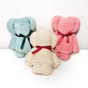 스트링봉투포함 답례품 추천 프리미엄 곰돌이 핸드타올