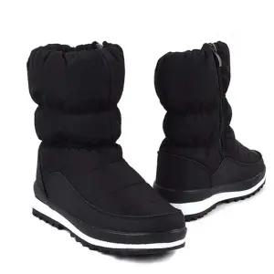 여자털신발 방수 방한부츠 여성 패딩 방한화 겨울 털신 퍼부츠