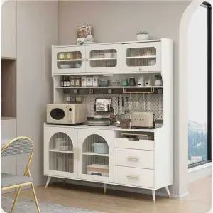 정리 홈카페장 냉장고옆 장식장 그릇 다용도 부엌 엔틱