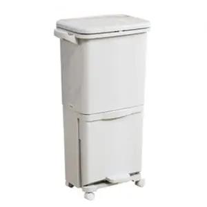 실내용 조립식 쓰레기통 분리형 이중 분리수거함 인테리어 통 청소용품 (WFJ5FTJ)