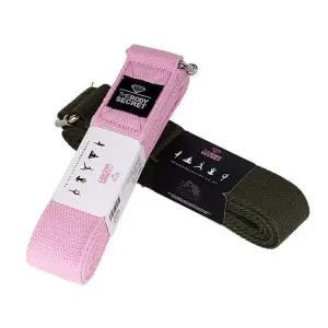 (더바디시크릿) 베이직 요가스트랩도구 필라테스 요트랩 필라테스스 홈트레이닝장비 트레이닝스 스트레칭스