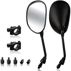 유니버설 ATV 백미러 백미러 핸들바 폴라리스 스포츠맨 400 450 500 550 570 700 800 850 8인치 50CC 125CC 200CC 오토바이 더트 바이크 스쿠터 백미러용