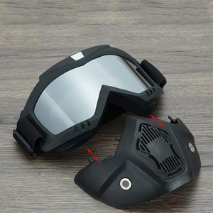 방진 모토크로스 고글 조절 가능 바이크 오토바이  풀페이스 보호 더트 바이크 오프로드 방풍 마스크
