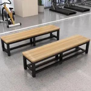 우드 벤치 매장 호두 고재 장스툴 모던 식탁 통원목 가죽