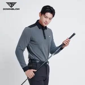 pk티셔츠 40대남성 캐쥬얼 빅사이즈 오버핏 긴팔티 (WFJ4YNL)