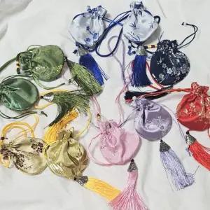 악세사리 외국인 미니 복주머니 선물 답례품 전통 동전 지갑 파우치 포장