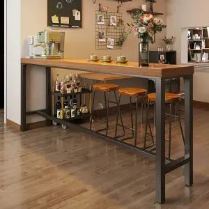 원목 바테이블 우드슬랩 좁은 카페 업소용 테이블 책상 창가