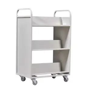 도서관 트롤리 이동식 북카트 책꽂이 서점 선반 책장