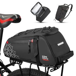 케미모토 8L 자전거 가방 6L 탈착식 쿨러백 리어 랙백 PVC 방수 단열 자전거용 트렁크 패니어 전기 뒷좌석 수납공간 제공